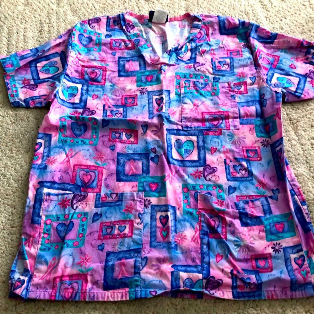 Comfy cotton scrub top
